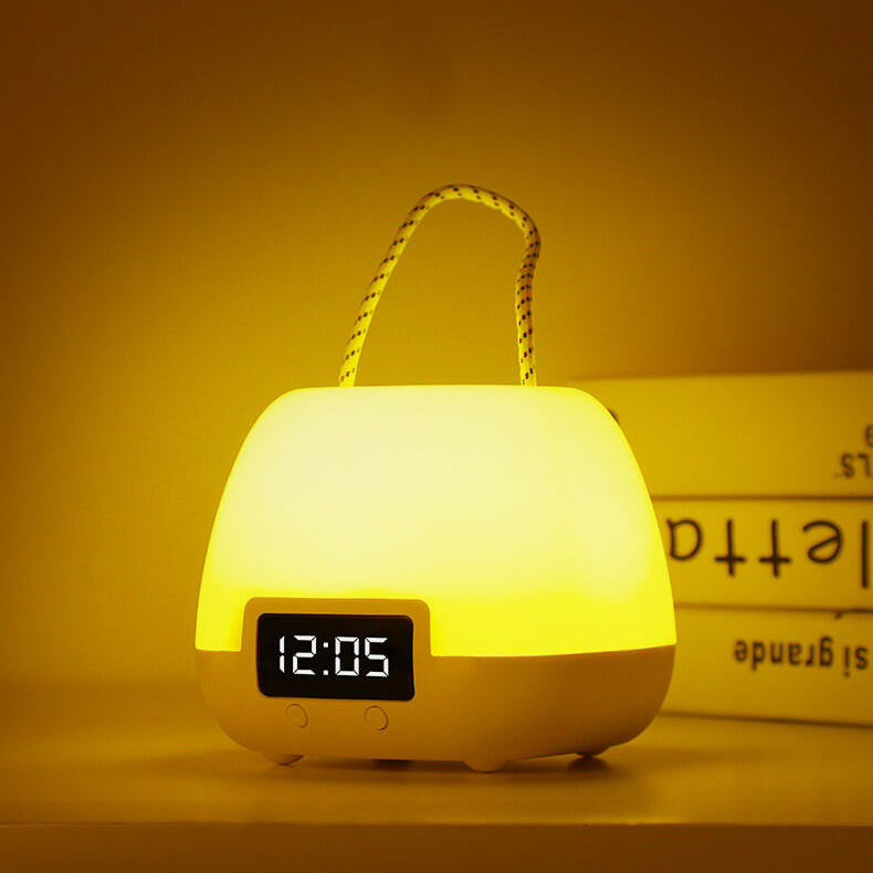 Wszechstronny Budzik LED Lampka Nocna