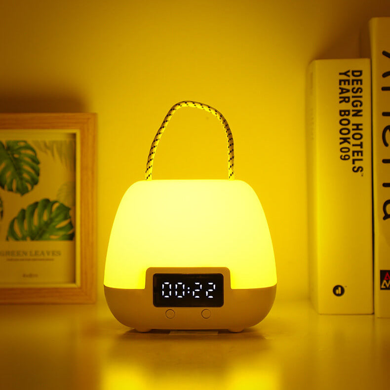 Wszechstronny Budzik LED Lampka Nocna