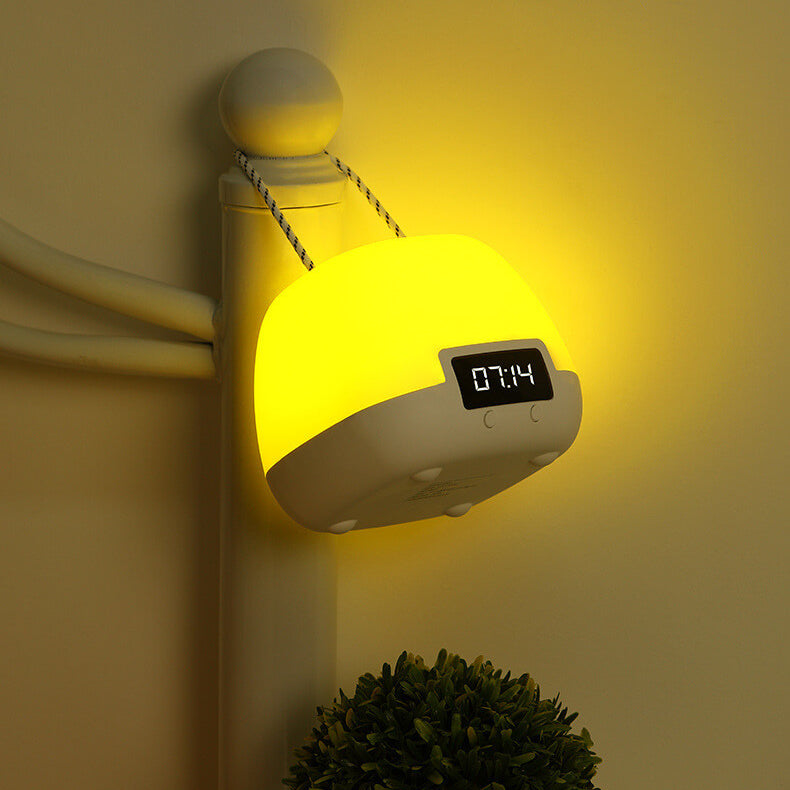Wszechstronny Budzik LED Lampka Nocna