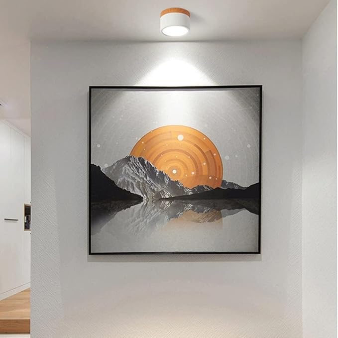 Smukła cylindryczna lampa sufitowa LED punktowa