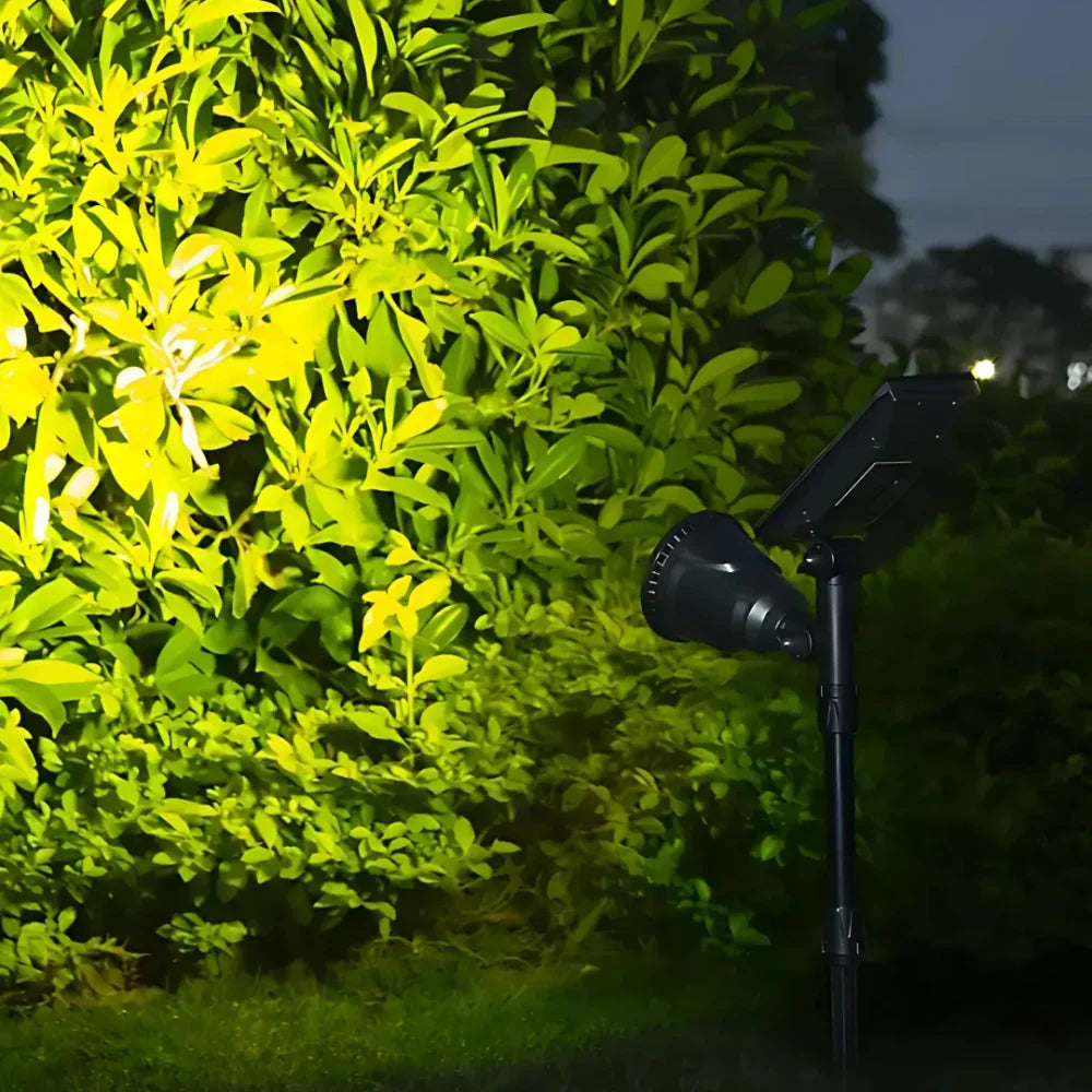 Potężne zewnętrzne solarne LED reflektory