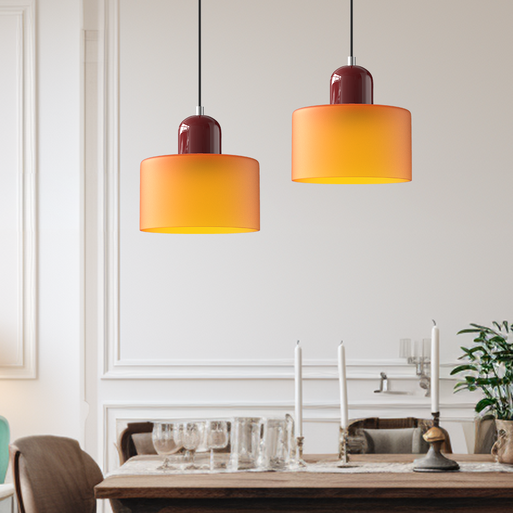 Wydłużona lampa wisząca Halo o smukłym, nowoczesnym designie