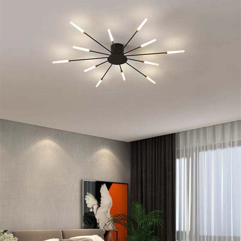 Nowoczesna lśniąca LED lampa sufitowa