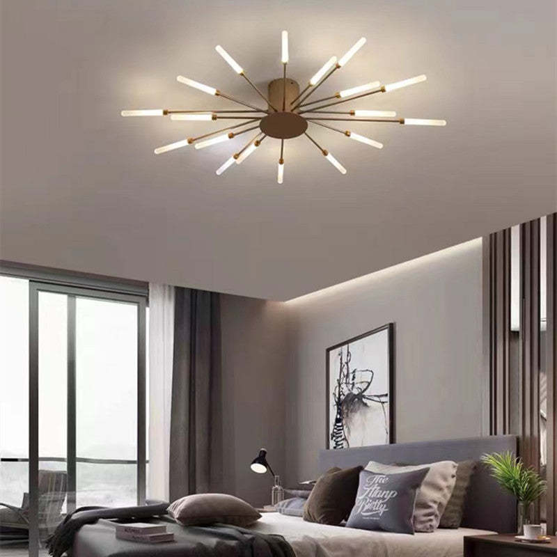 Nowoczesna lśniąca LED lampa sufitowa