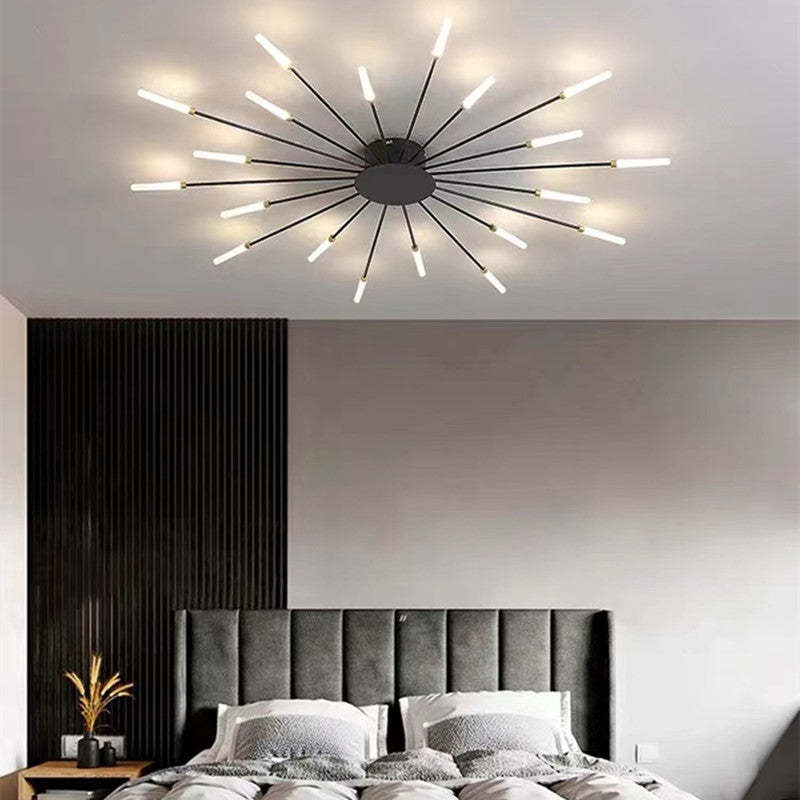 Nowoczesna lśniąca LED lampa sufitowa