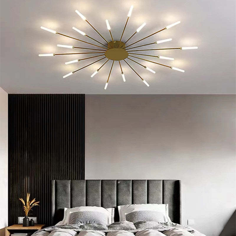 Nowoczesna lśniąca LED lampa sufitowa