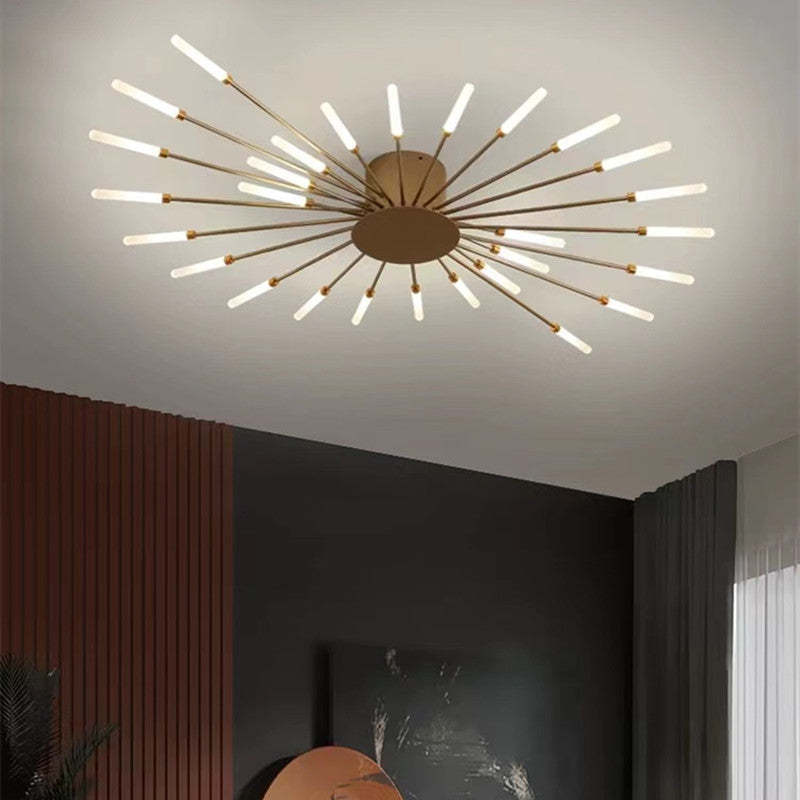 Nowoczesna lśniąca LED lampa sufitowa
