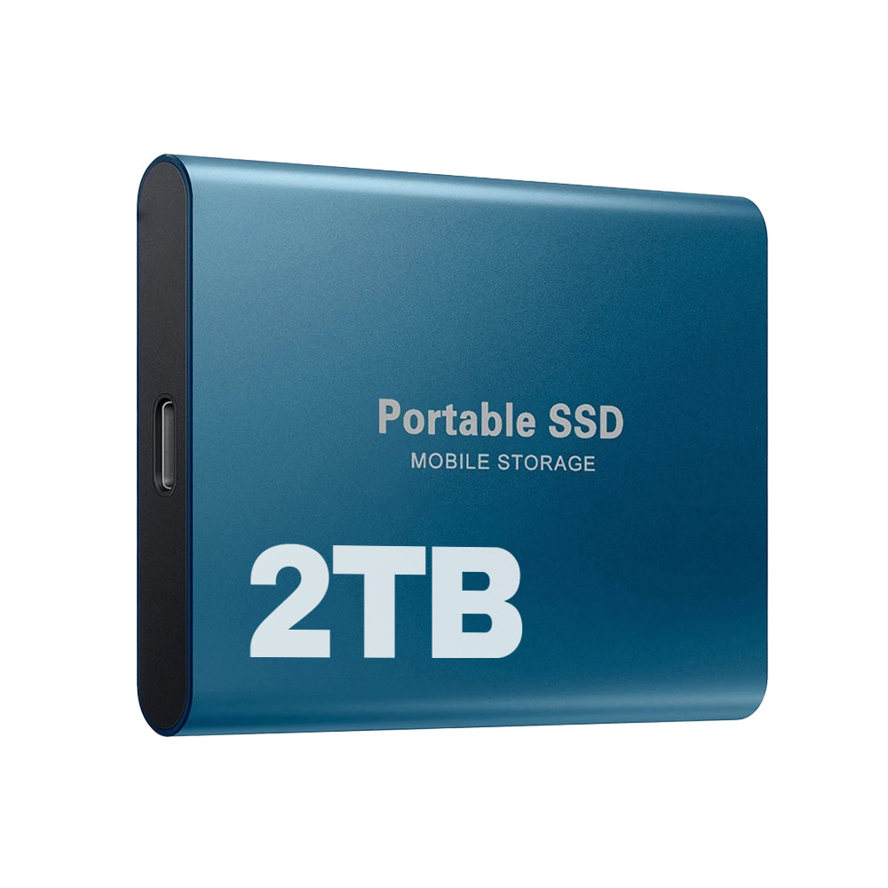 Wydajny 2TB zewnętrzny dysk SSD – Przenośna pamięć dla laptopów i komputerów stacjonarnych