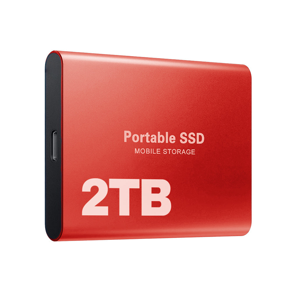 Wydajny 2TB zewnętrzny dysk SSD – Przenośna pamięć dla laptopów i komputerów stacjonarnych