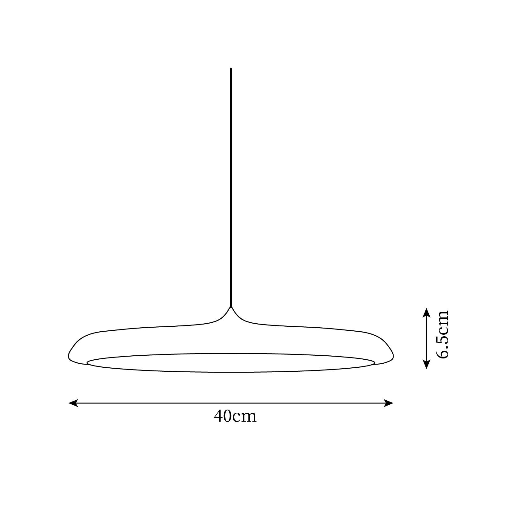 Minimalistyczna okrągła lampa wisząca LED