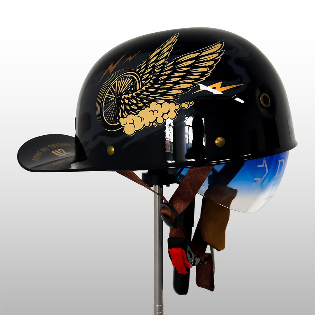 ece motorcycle helmet skull cap Lightweight Half-Open Motorcycle Helmet with ECE/DOT Certification