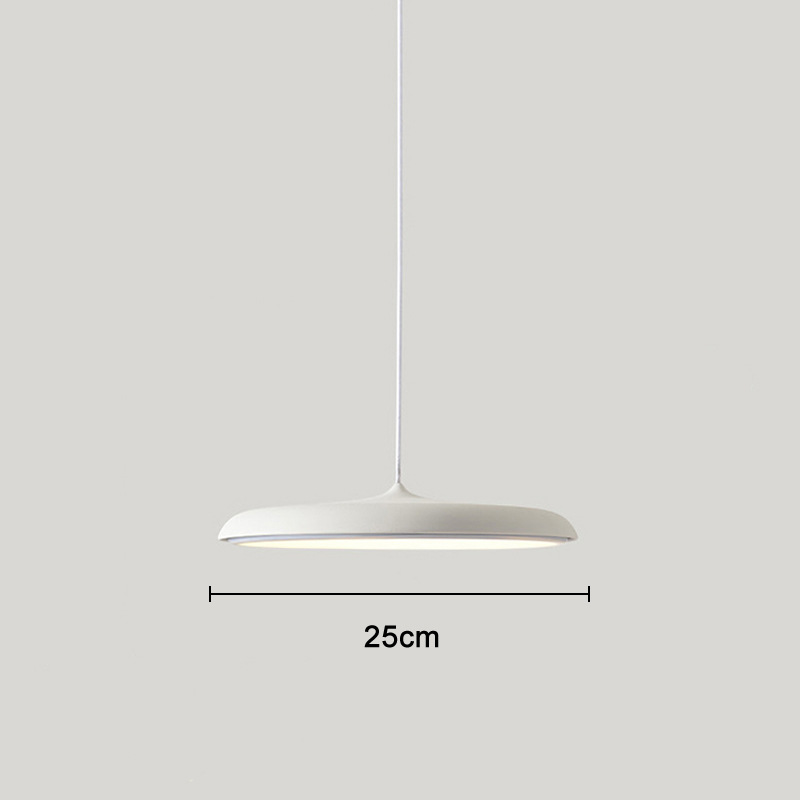 Nowoczesna skandynawska lampa wisząca LED