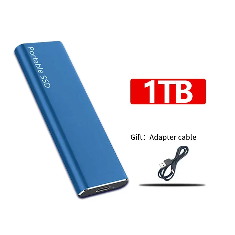Lekki zewnętrzny dysk SSD do szybkiego transferu - 4TB/1TB