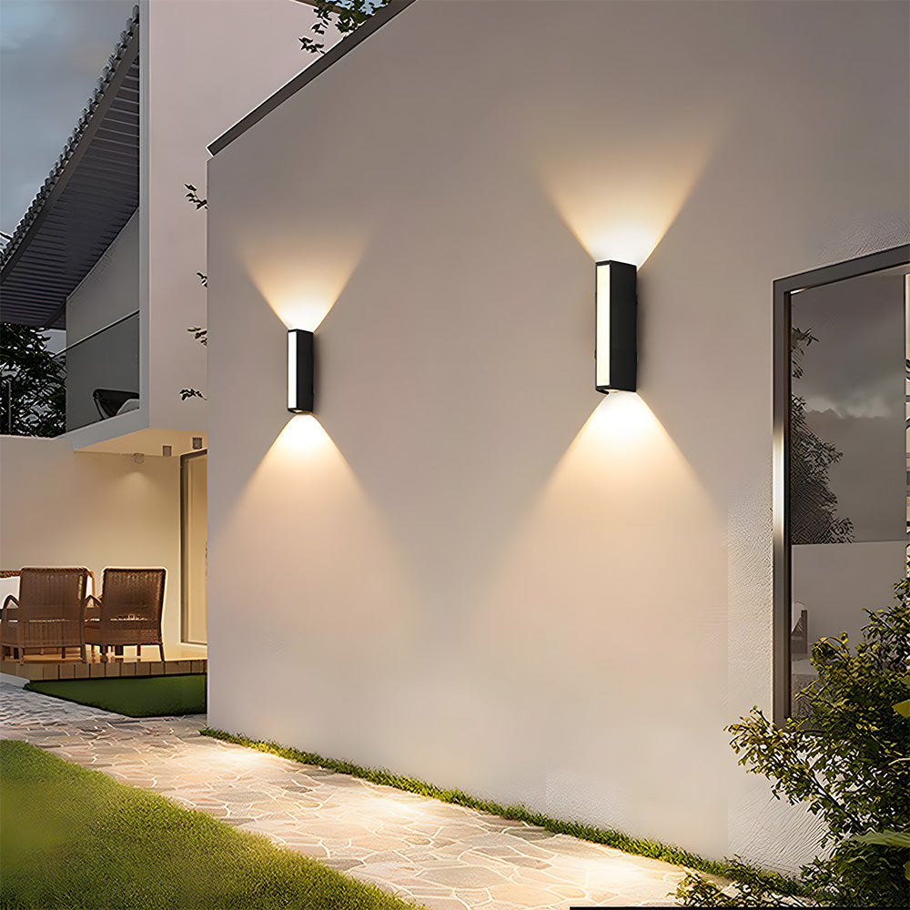 LED Zewnętrzna Lampa Ścienna – Ultra Jasna, Wodoodporna, Nowoczesny Design