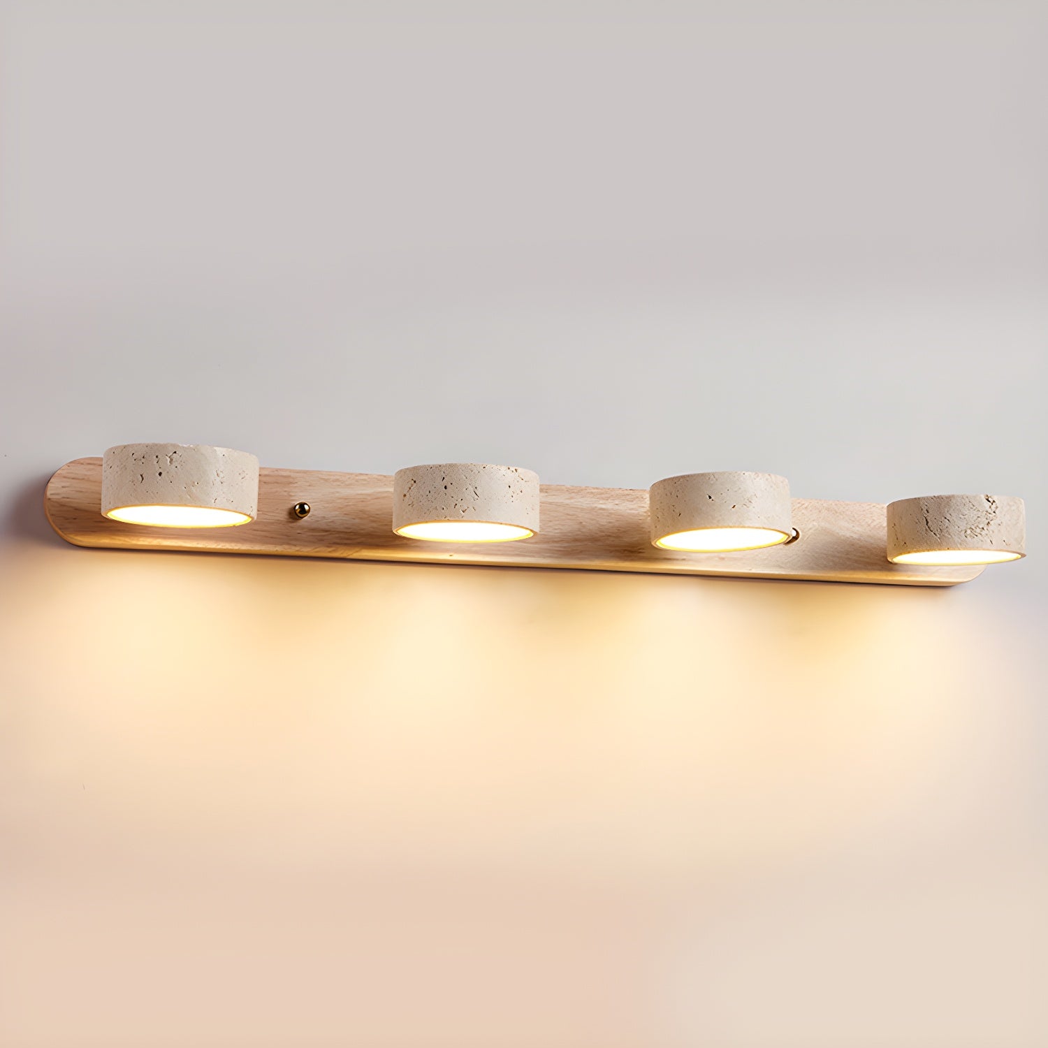 Jasna elegancka lampa ścienna z podwójnym LED