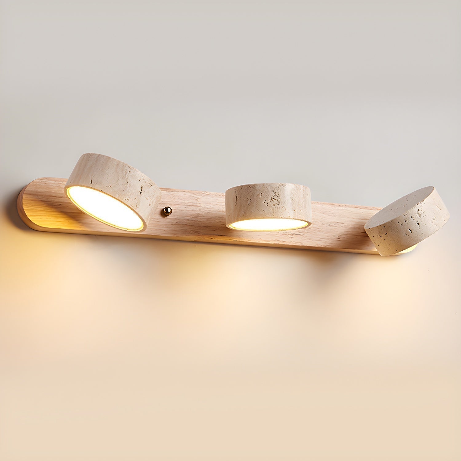 Jasna elegancka lampa ścienna z podwójnym LED