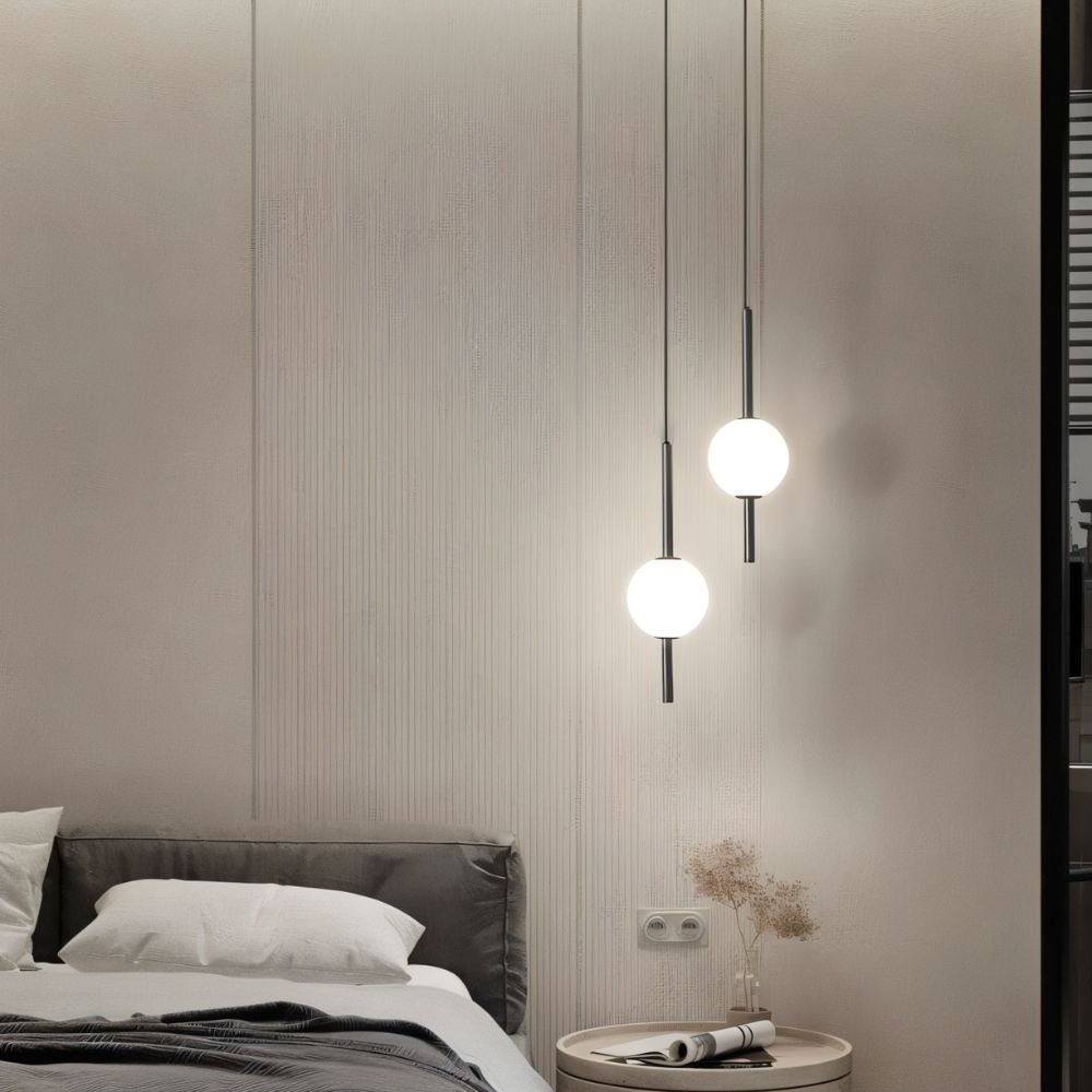 Elegancka skandynawska lampa sufitowa
