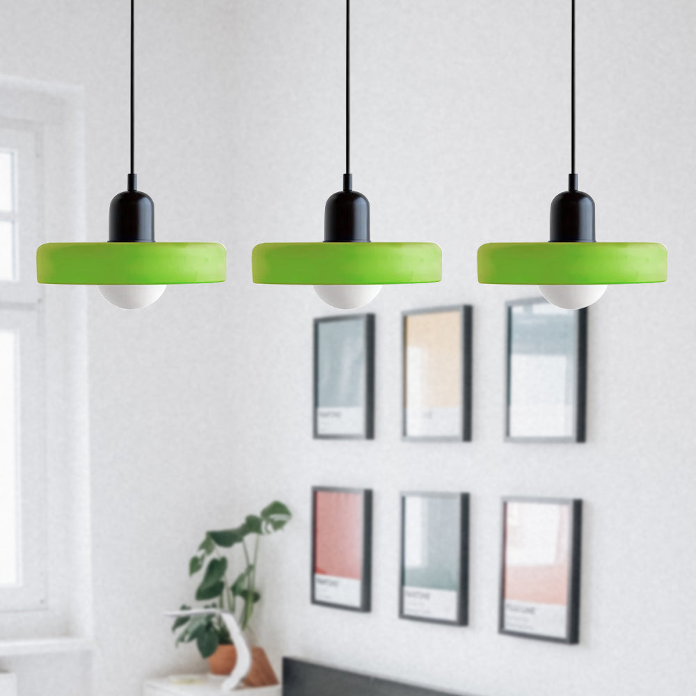 Nowoczesna Lampa Wisząca – Regulowana Lampa Sufitowa z 3 Szklanymi Kloszami
