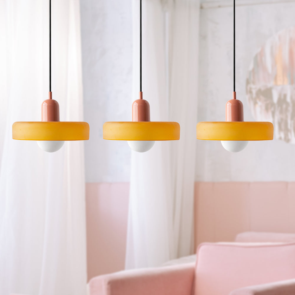 Nowoczesna Lampa Wisząca – Regulowana Lampa Sufitowa z 3 Szklanymi Kloszami