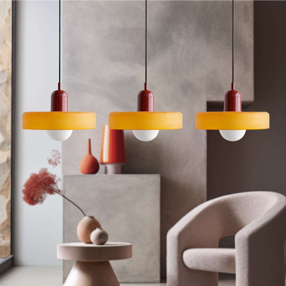Nowoczesna Lampa Wisząca – Regulowana Lampa Sufitowa z 3 Szklanymi Kloszami