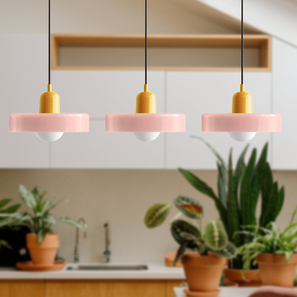 Nowoczesna Lampa Wisząca – Regulowana Lampa Sufitowa z 3 Szklanymi Kloszami