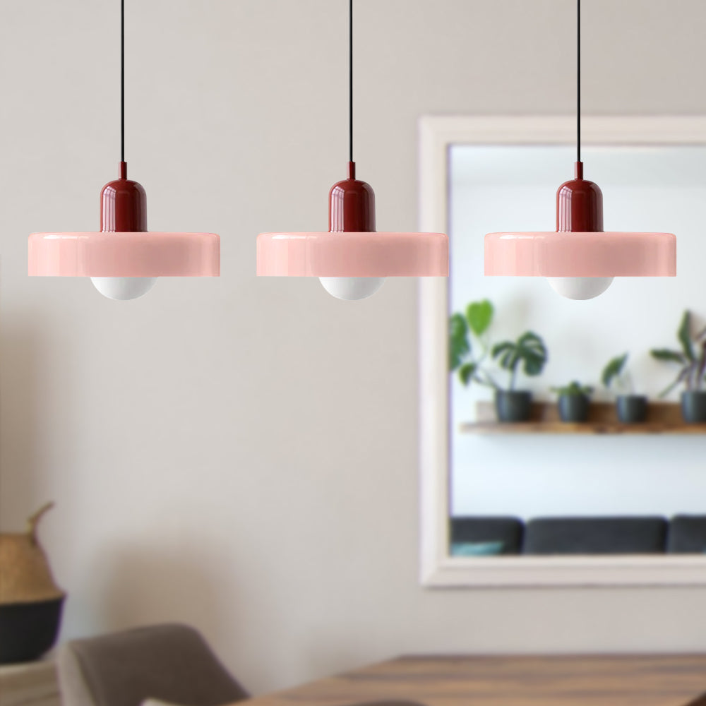 Nowoczesna Lampa Wisząca – Regulowana Lampa Sufitowa z 3 Szklanymi Kloszami
