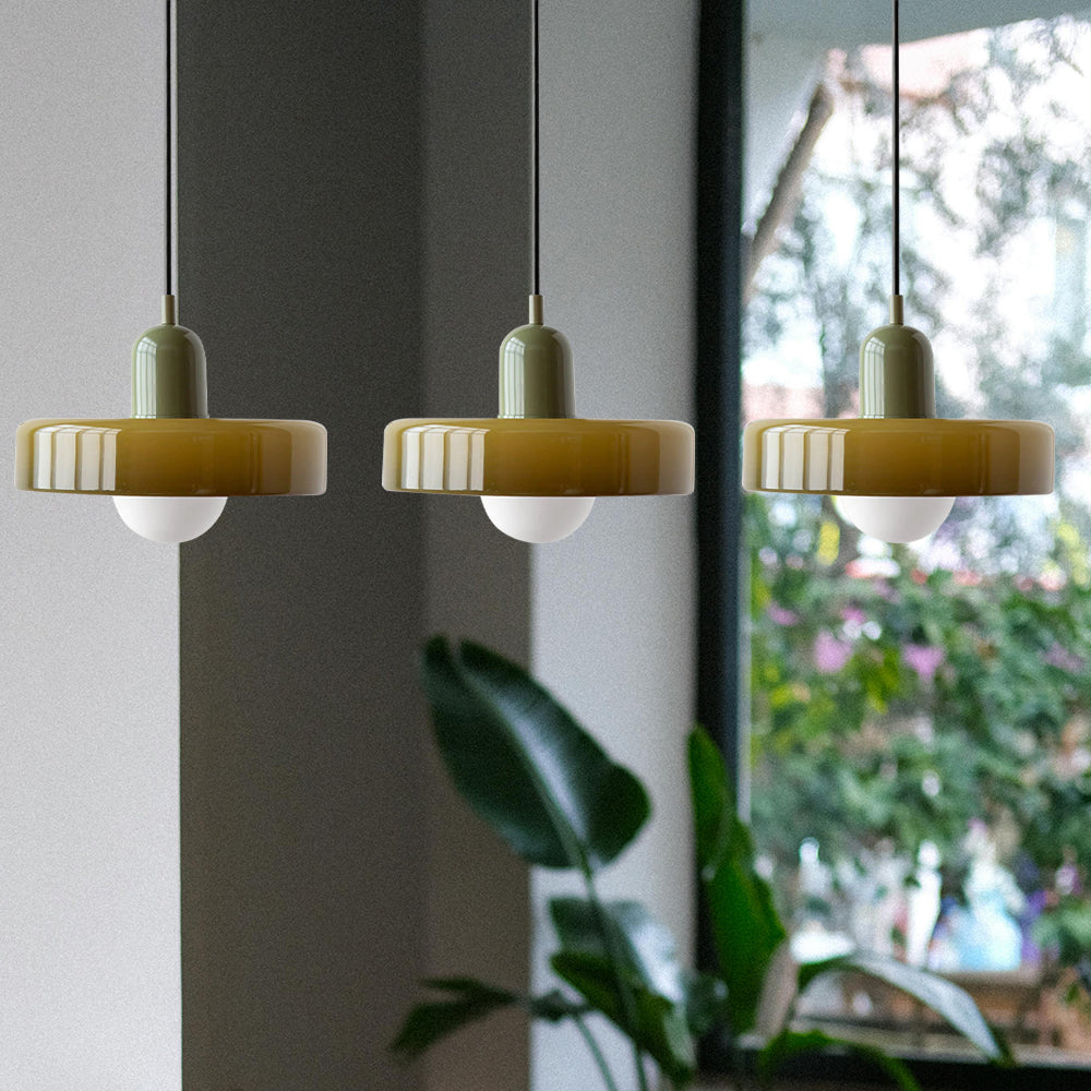 Nowoczesna Lampa Wisząca – Regulowana Lampa Sufitowa z 3 Szklanymi Kloszami
