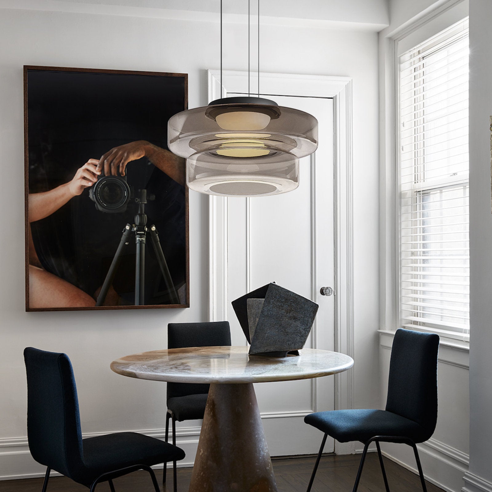 Lampa wisząca Halo do nowoczesnego domu