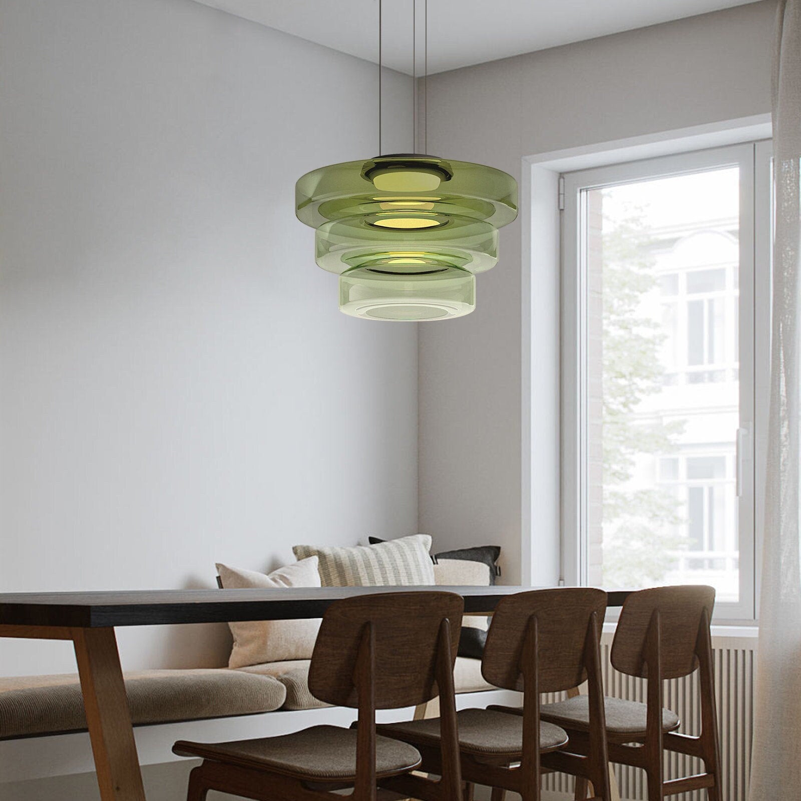 Lampa wisząca Halo do nowoczesnego domu