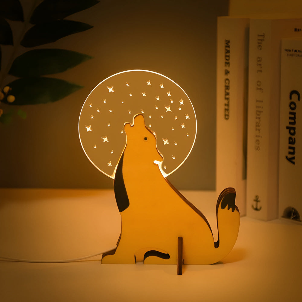 Fantazyjna Lampa Stołowa Dotykowa Zwierzęca
