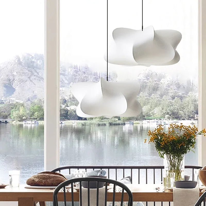 Nowoczesna Lampa Wisząca w Stylu Japońskim