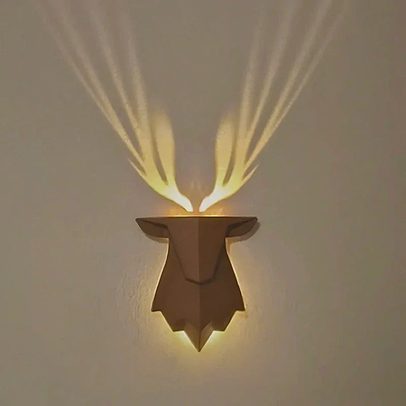Lampa ścienna LED z projekcją zwierząt