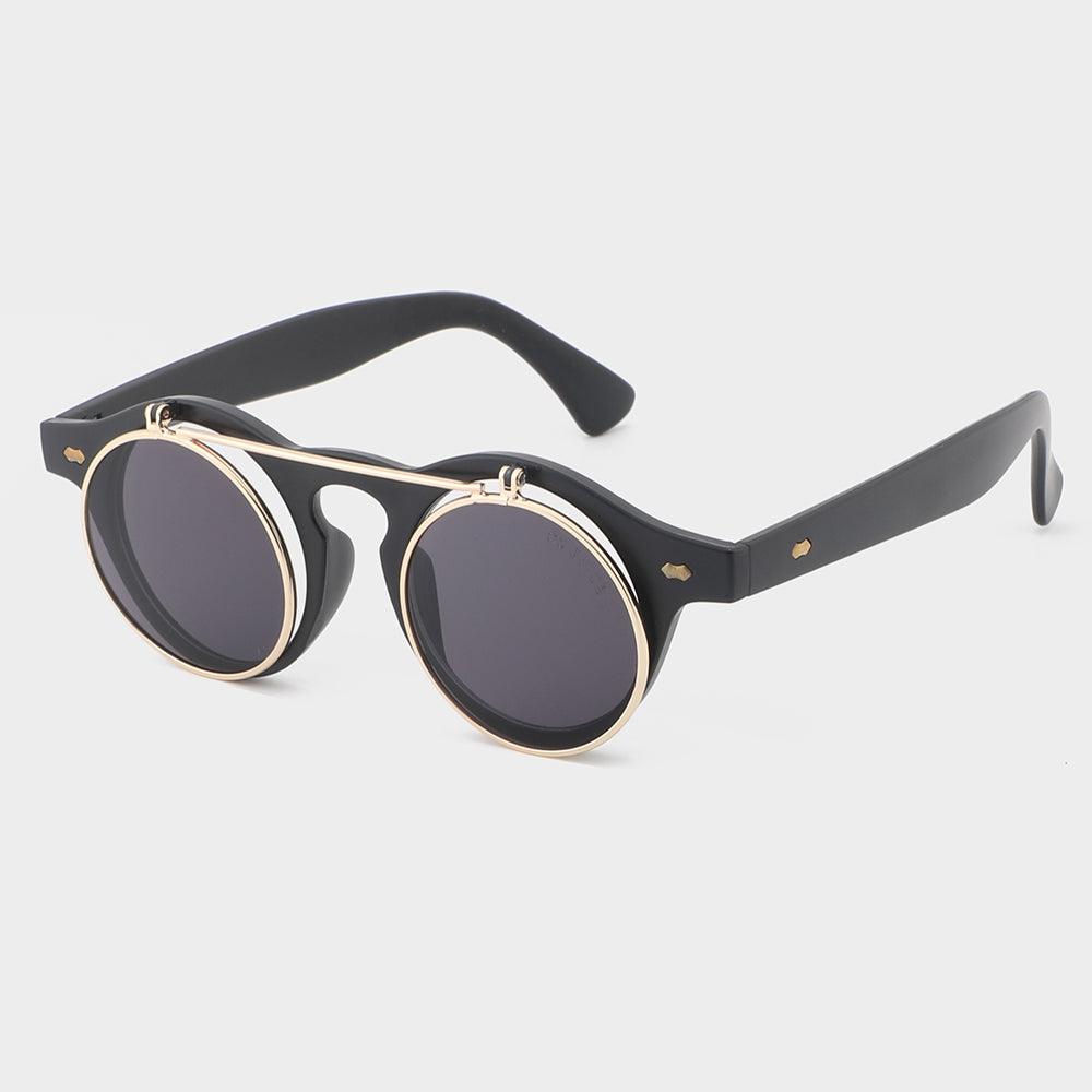 Lunettes de soleil UV400 avec double verre relevable