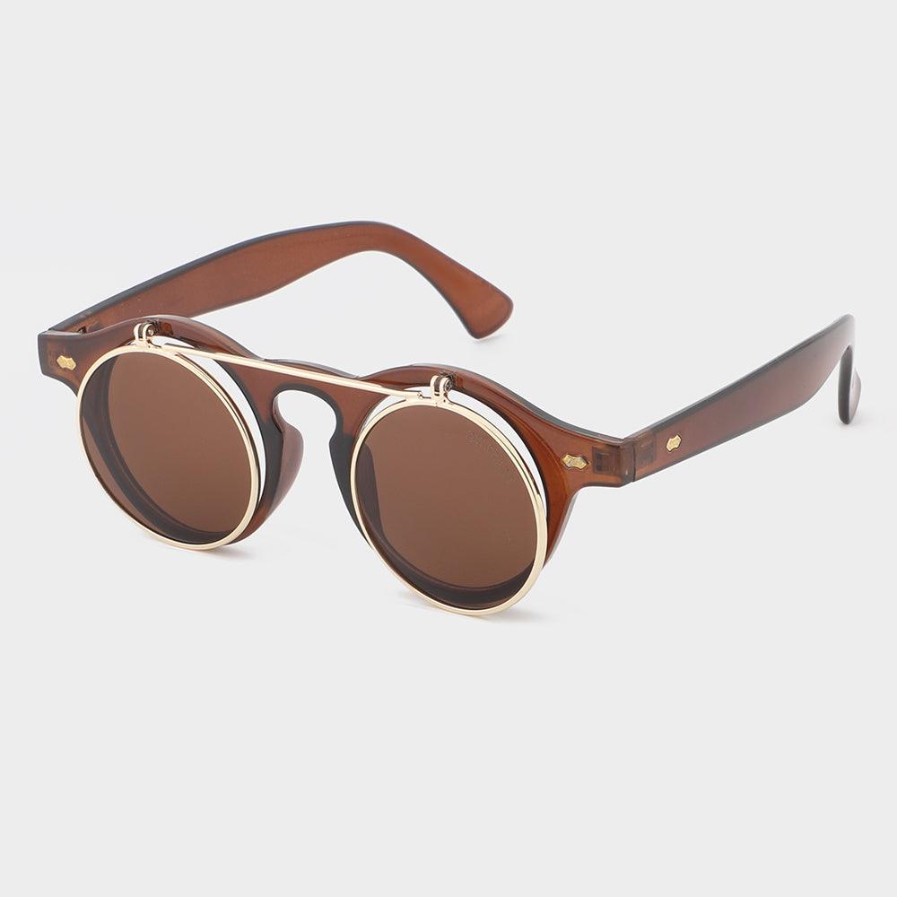 Lunettes de soleil UV400 avec double verre relevable