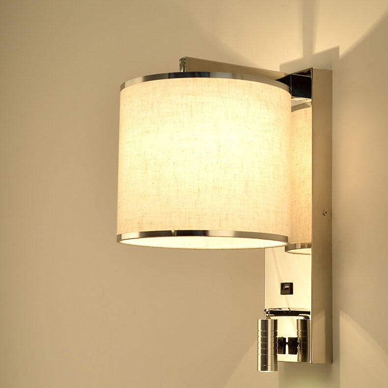 Artistic lightweight luxury 1-light stainless steel wall lamp