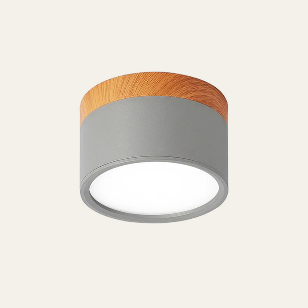 Nowoczesna lampa sufitowa LED cylindryczna typu plafon