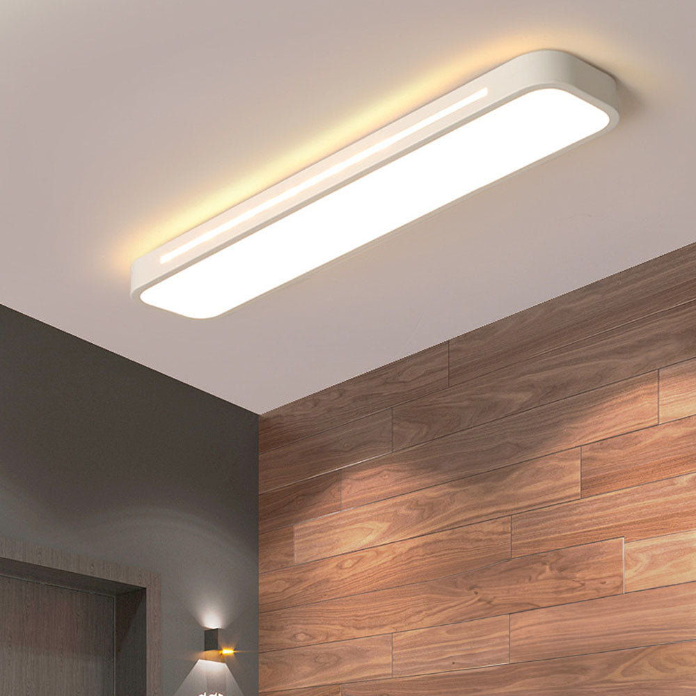 Nordycka minimalistyczna długa lampa sufitowa LED