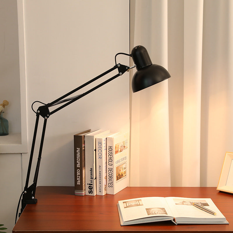 Regulowana Lampa Stołowa z Klipsem Długie Ramię Minimalistyczne