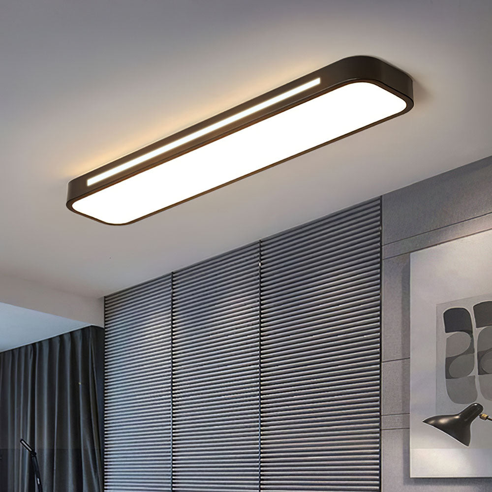 Nordycka minimalistyczna długa lampa sufitowa LED