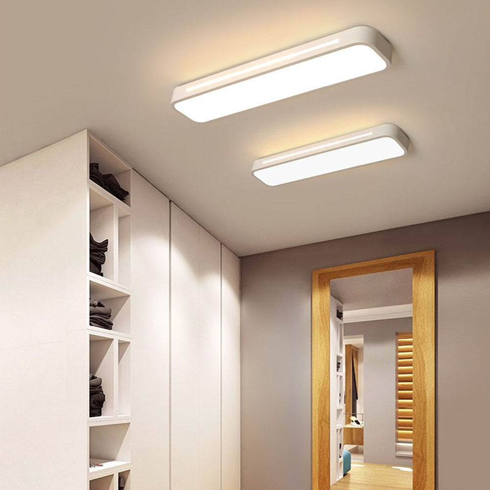 Nordycka minimalistyczna długa lampa sufitowa LED