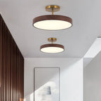 Okrągła Półwpuszczana Lampa Sufitowa LED Design Skandynawski