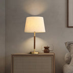 Retro mosiężna lampka nocna w kształcie walca