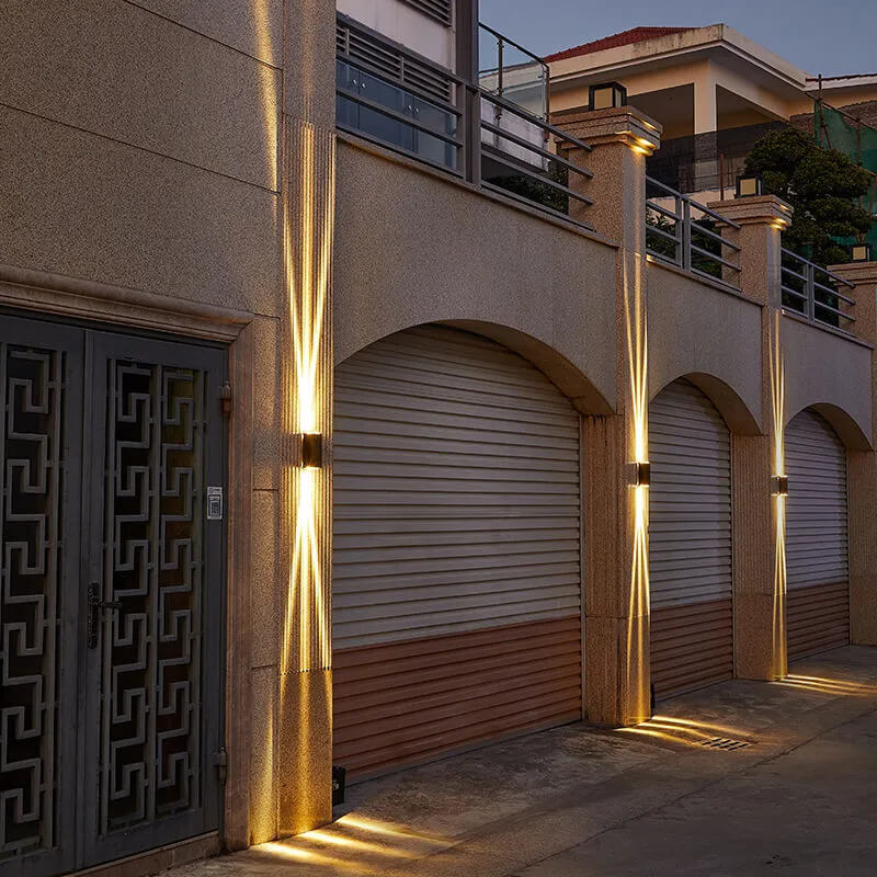 Lampada da parete LED illuminazione esterna impermeabile moderna rettangolare