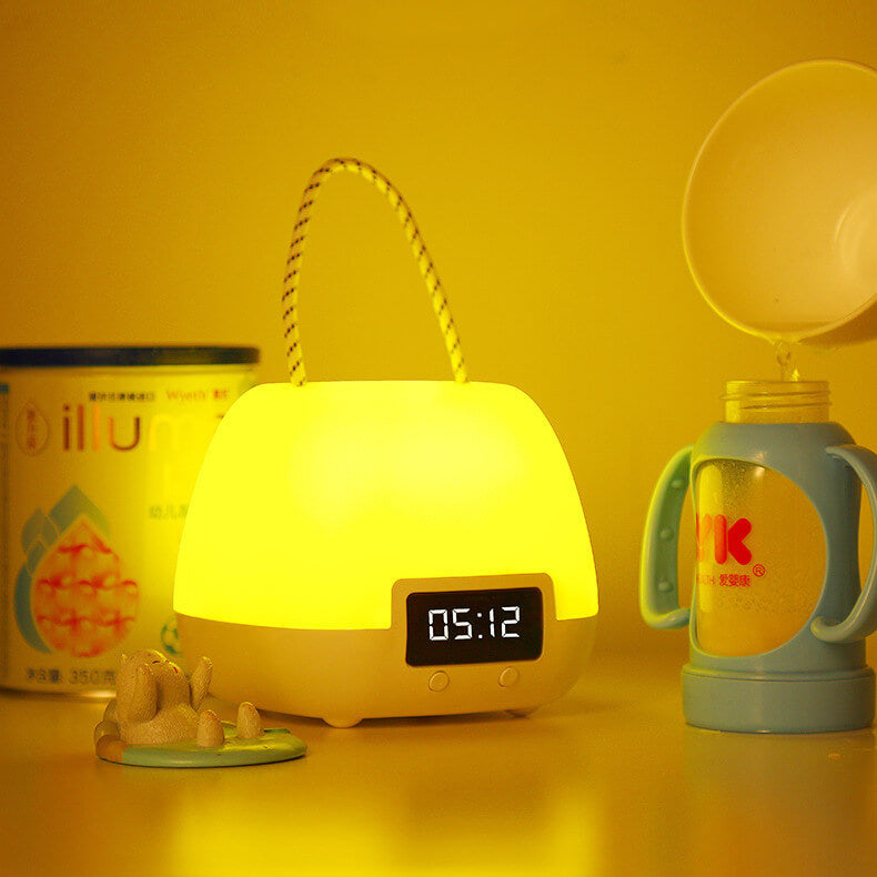 Wszechstronny Budzik LED Lampka Nocna