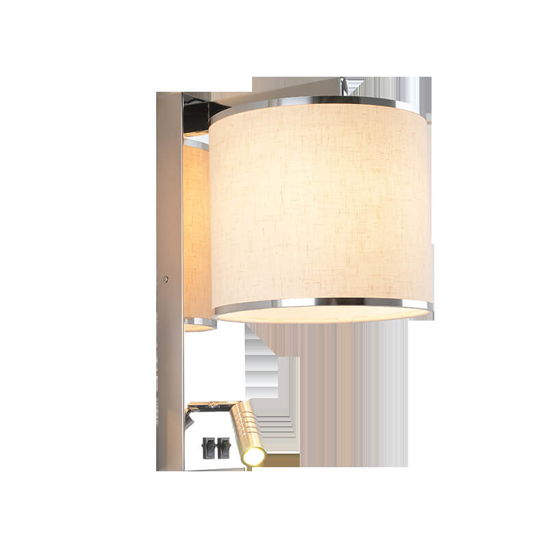 Artistic lightweight luxury 1-light stainless steel wall lamp