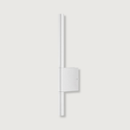 LED wall lamp with double light beam effect for living spaces