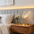 Modern butterfly-shaped table lamp with adjustable lighting