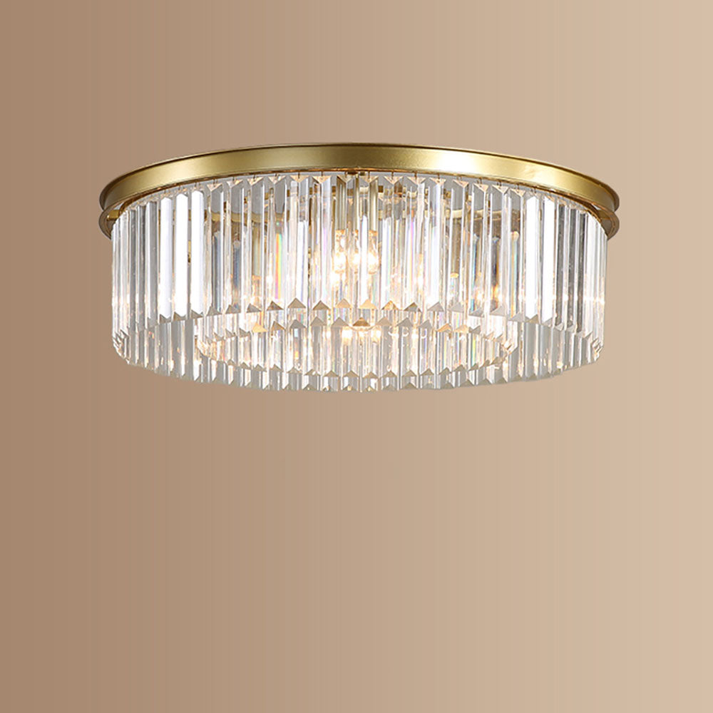 Luksusowa lampa sufitowa Crystal Flush – elegancka dekoracja wnętrz