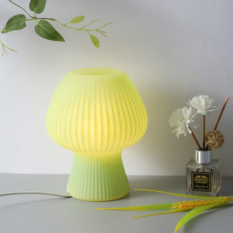 Minimalist mushroom-shaped night light