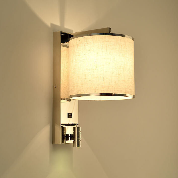 Artistic lightweight luxury 1-light stainless steel wall lamp